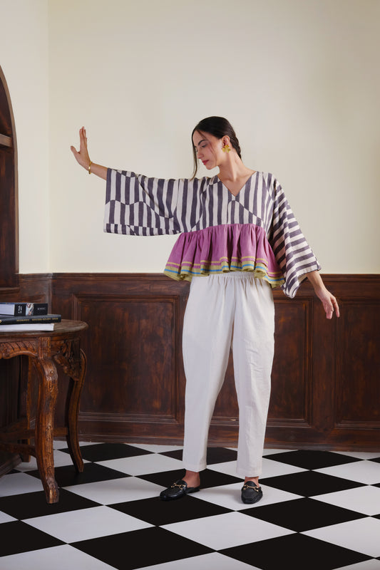 Notes from a Tree | V-neck Top