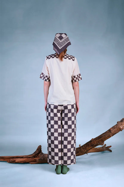 In Grid | Straight Trousers