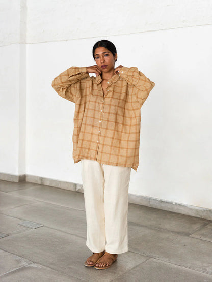 Confluence | Tea Dyed Oversized Shirt