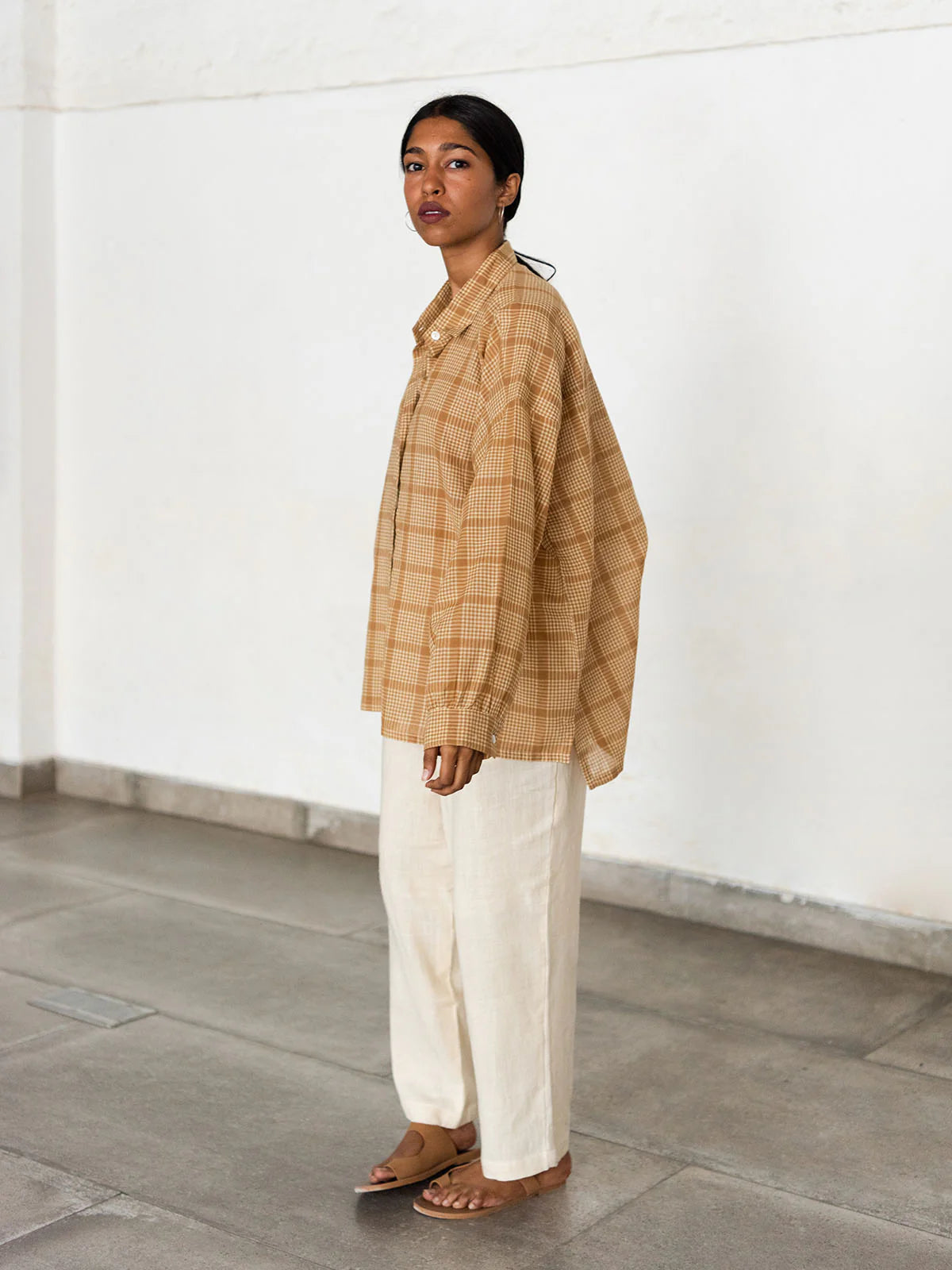 Confluence | Tea Dyed Oversized Shirt