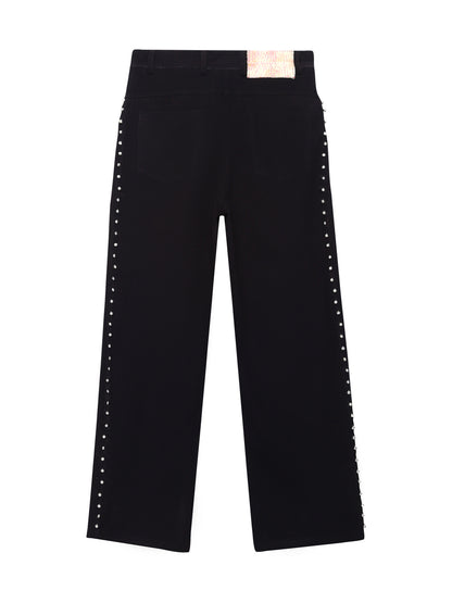 Ghungroo | Natural-Dye Denim Trousers