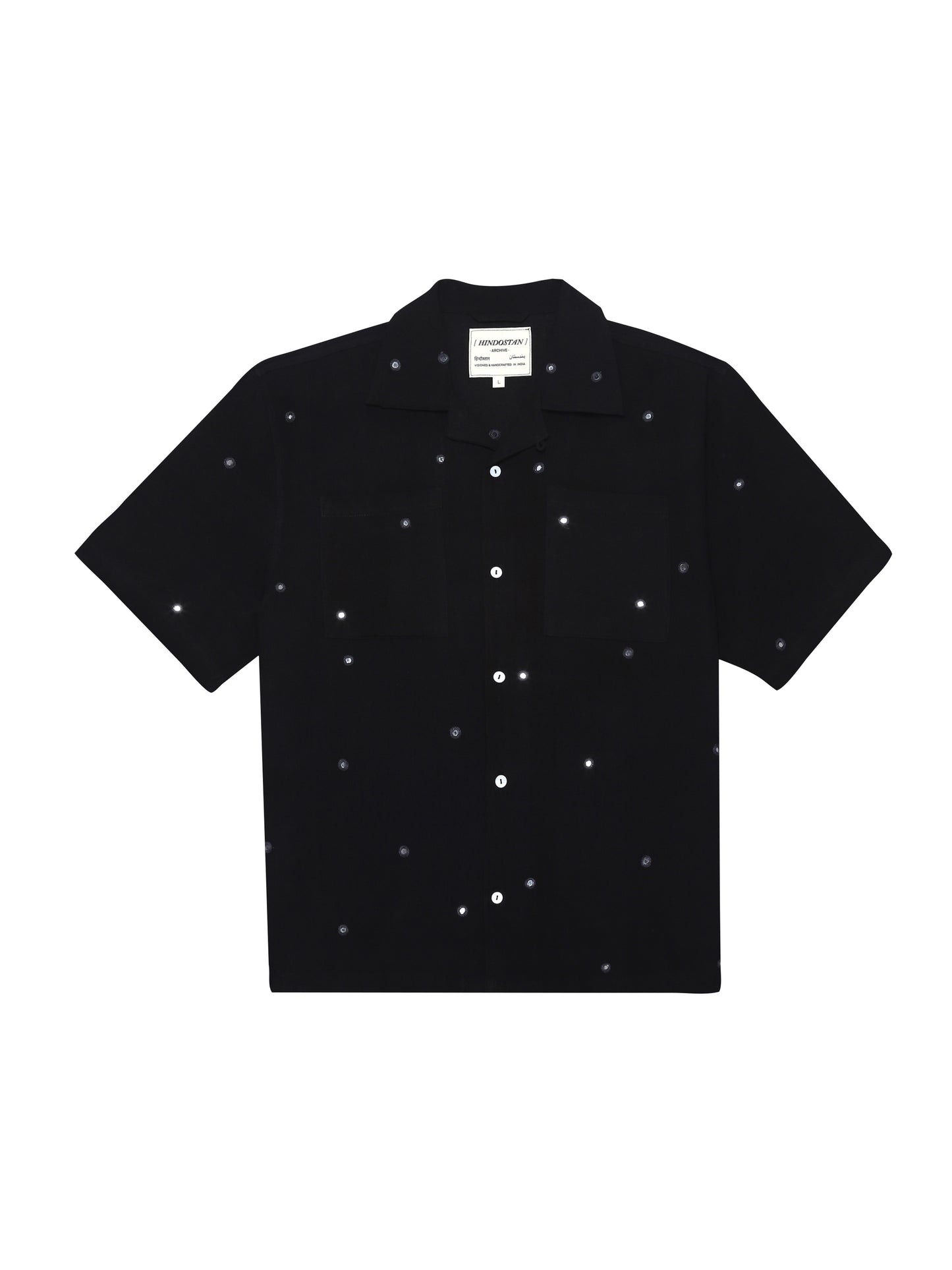 Kala Cotton | Hand Embroidered Mirror Shirt