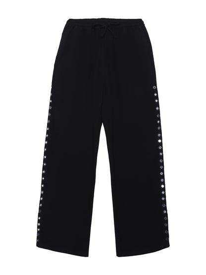 Kala Cotton | Hand Embroidered Mirror Trousers
