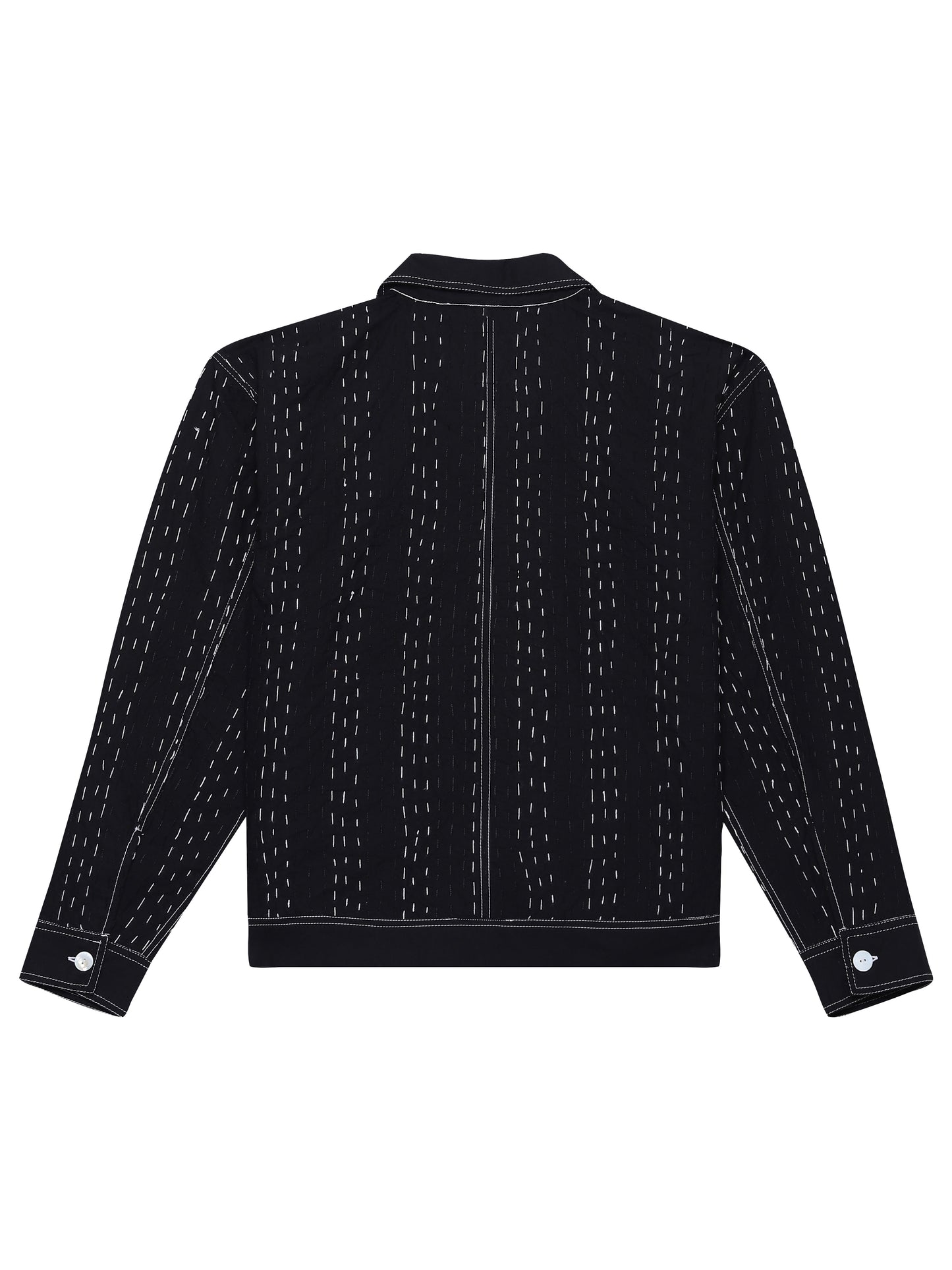 Black Kantha Jacket