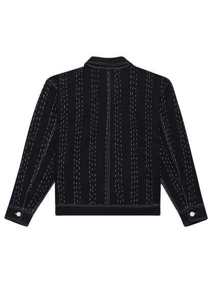 Black Kantha Jacket