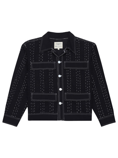 Black Kantha Jacket