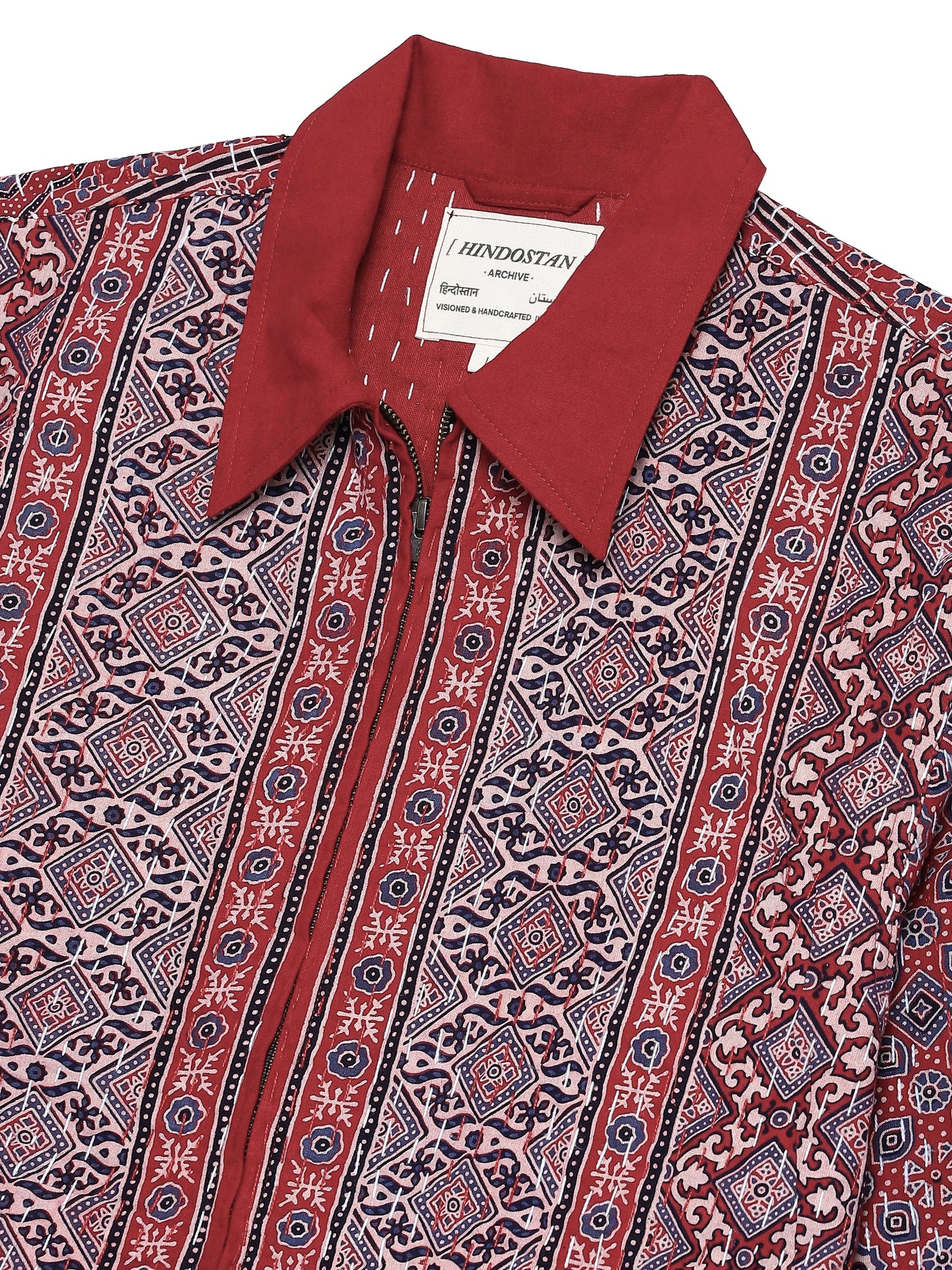 Anaar | Ajrakh Kantha Jacket
