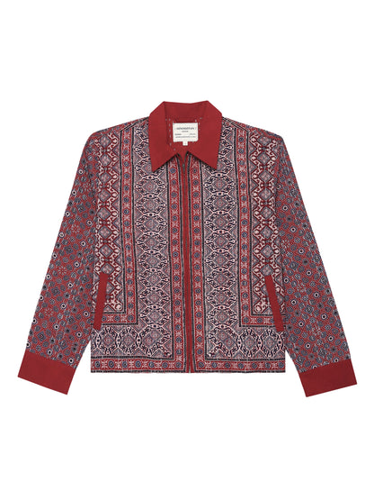 Anaar | Ajrakh Kantha Jacket