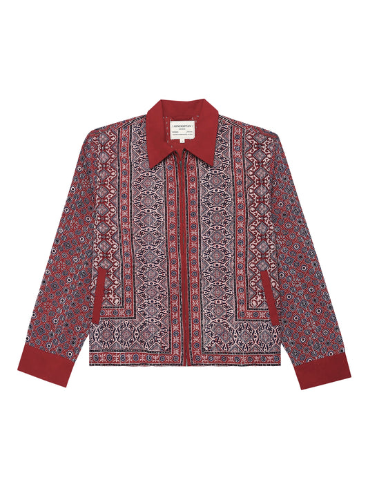 Anaar | Ajrakh Kantha Jacket