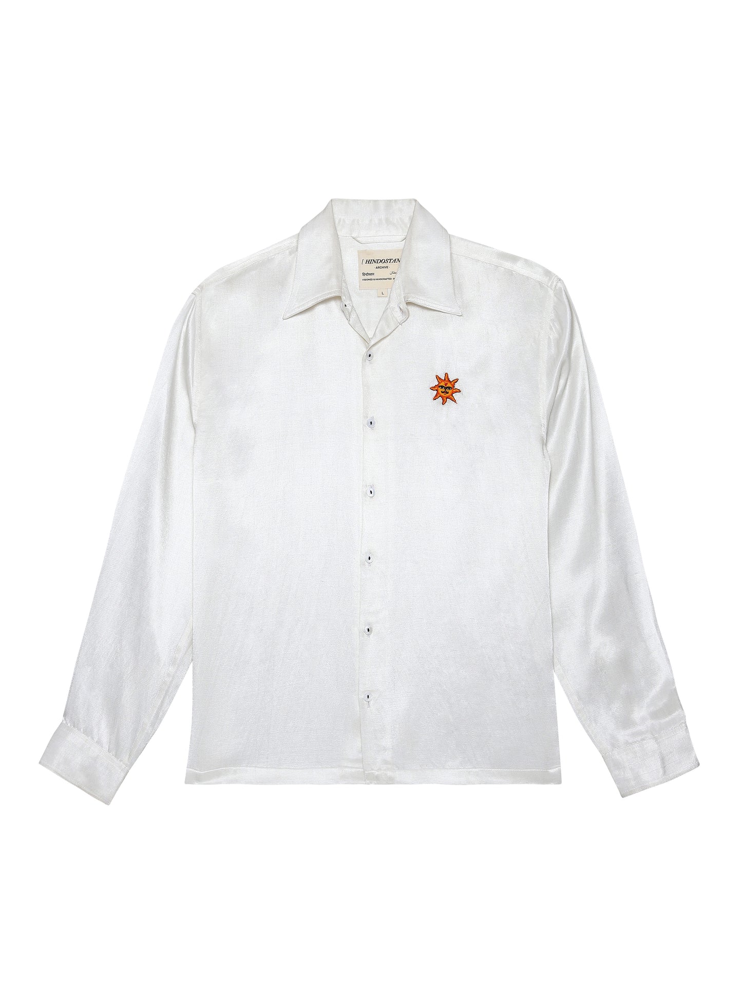 White Mashroo | Silk Shirt