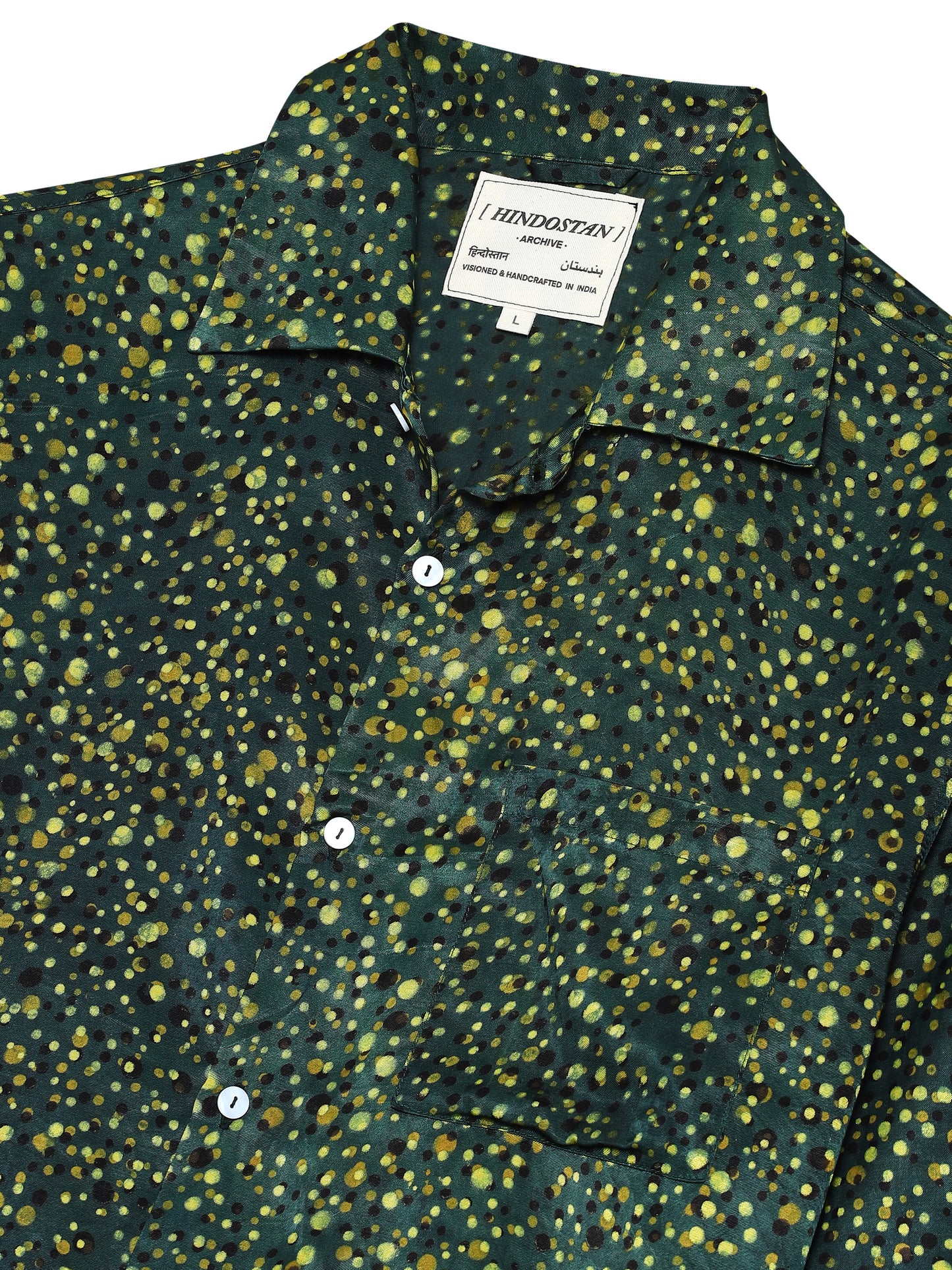 Jugnu | Handblocked Silk Shirt