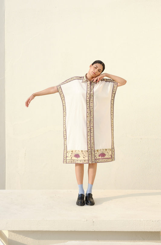 Summer's Song Dress | Collared Kaftan Dress