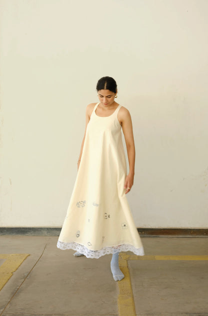 By the Bay Dress | Hand-embroidered Tent Dress