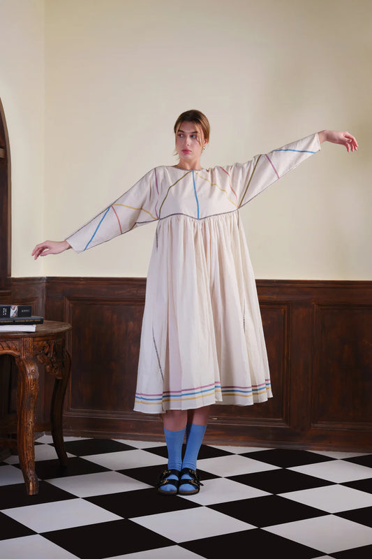 Misaligned On Purpose | A- Line Dress