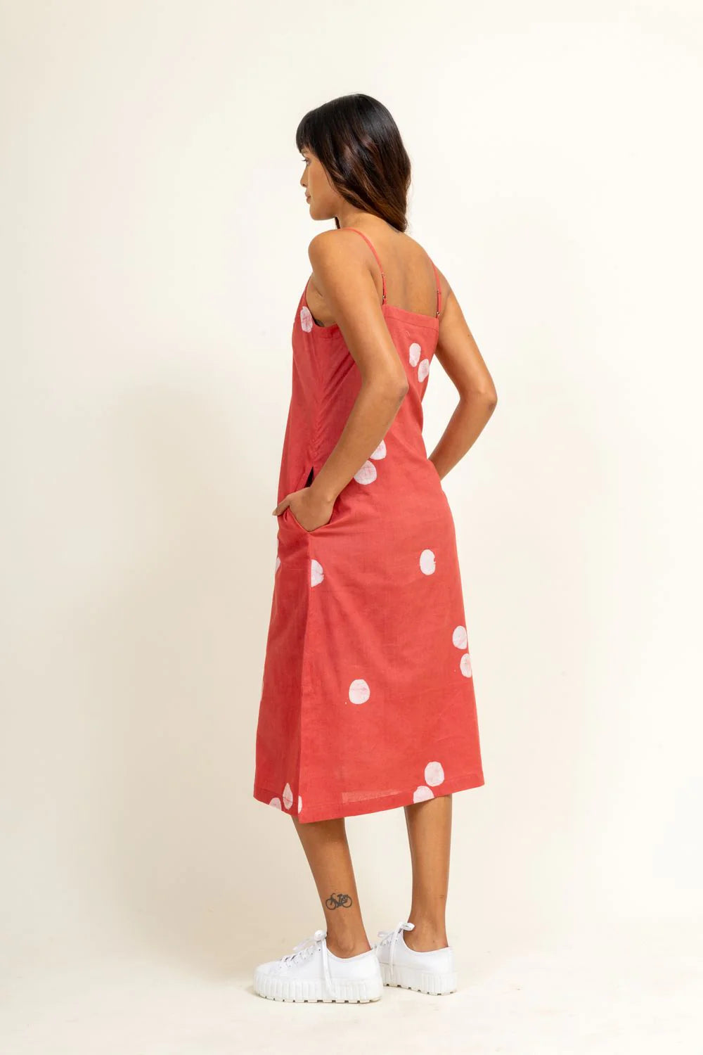 Coral | Printed Slip Dress