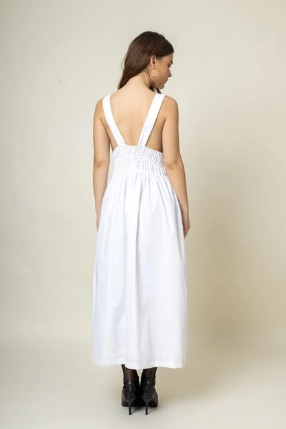 August | White Dress
