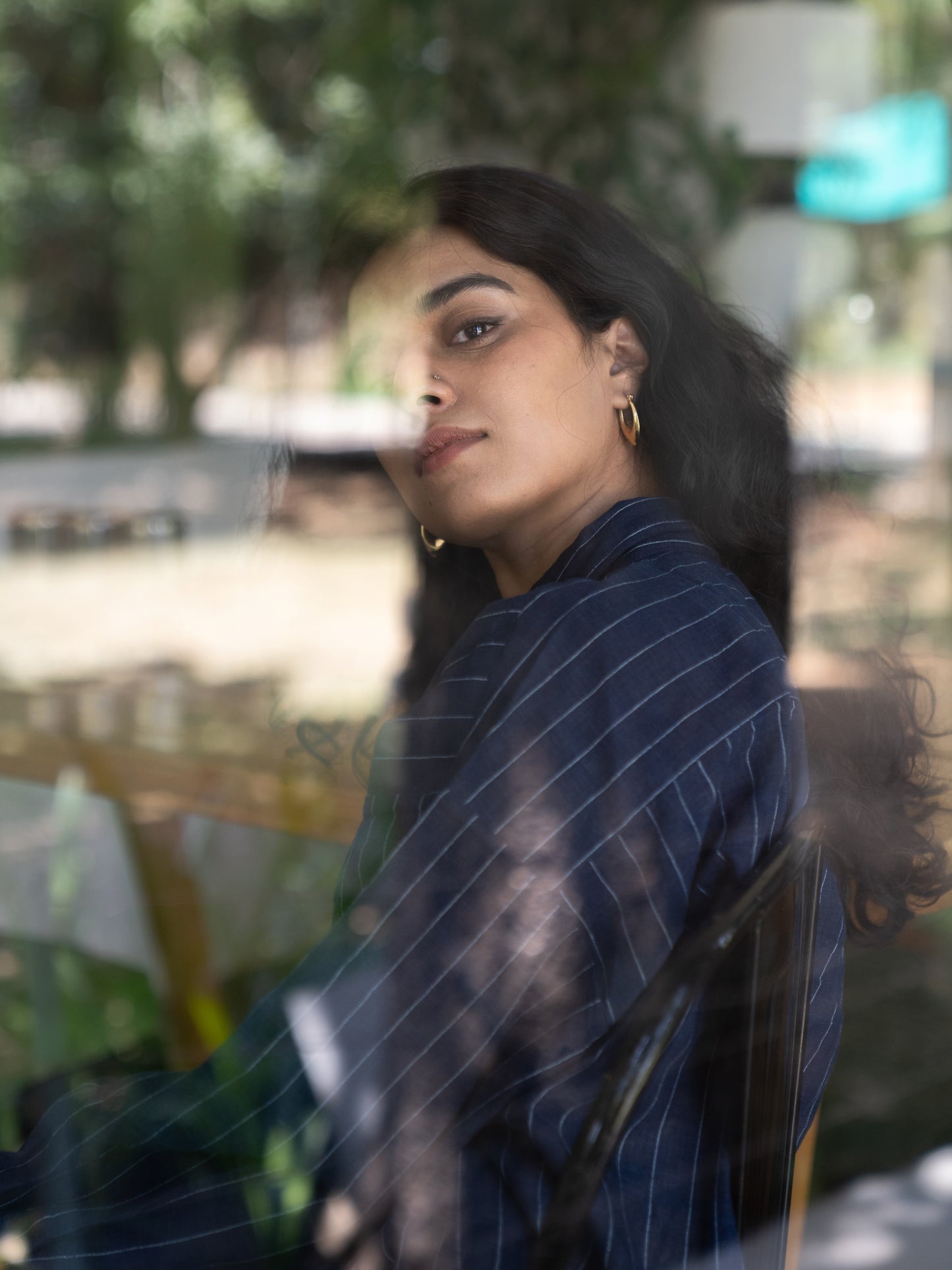 Indigo Streams | Oversized Shirt