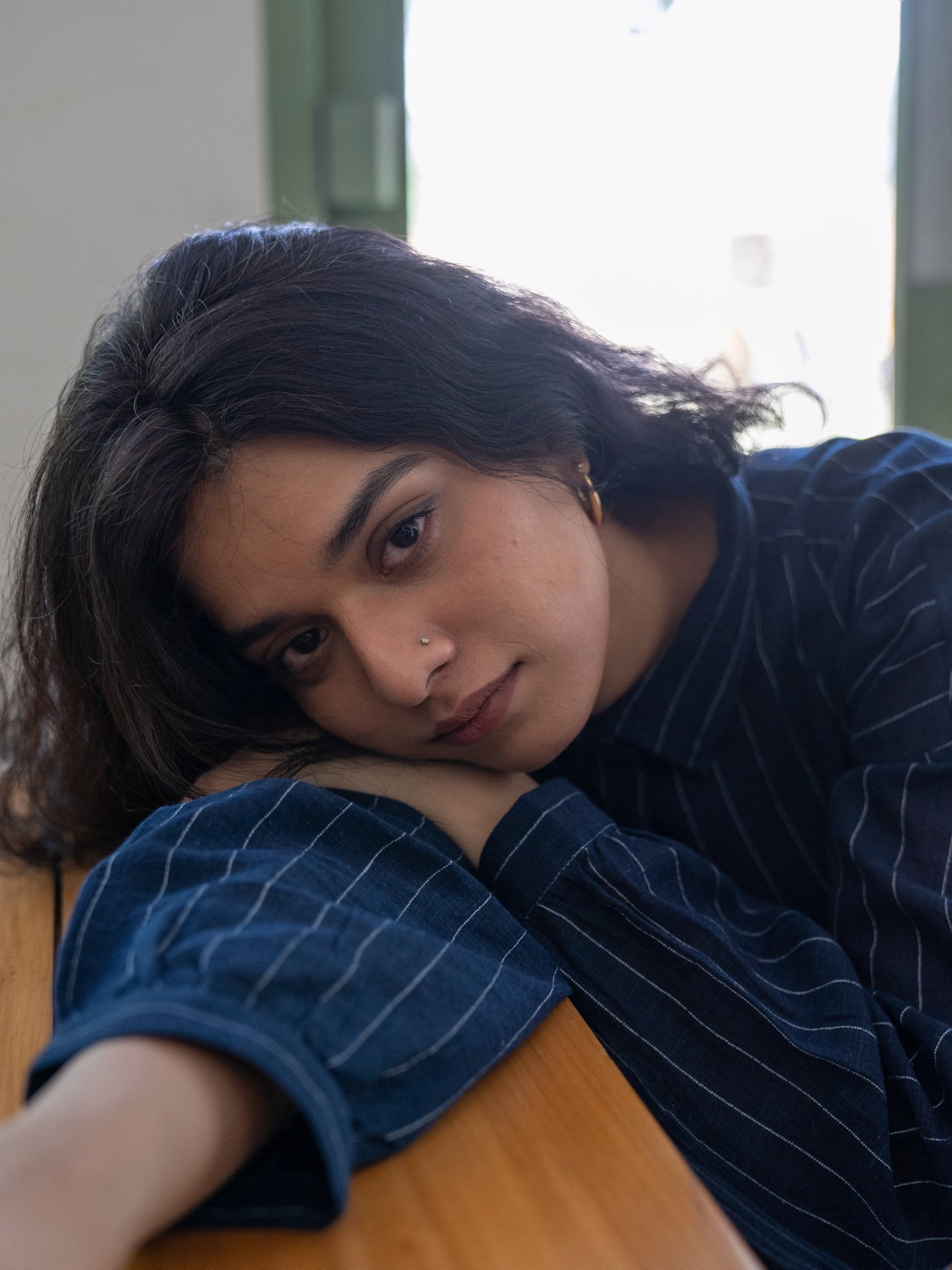 Indigo Streams | Oversized Shirt