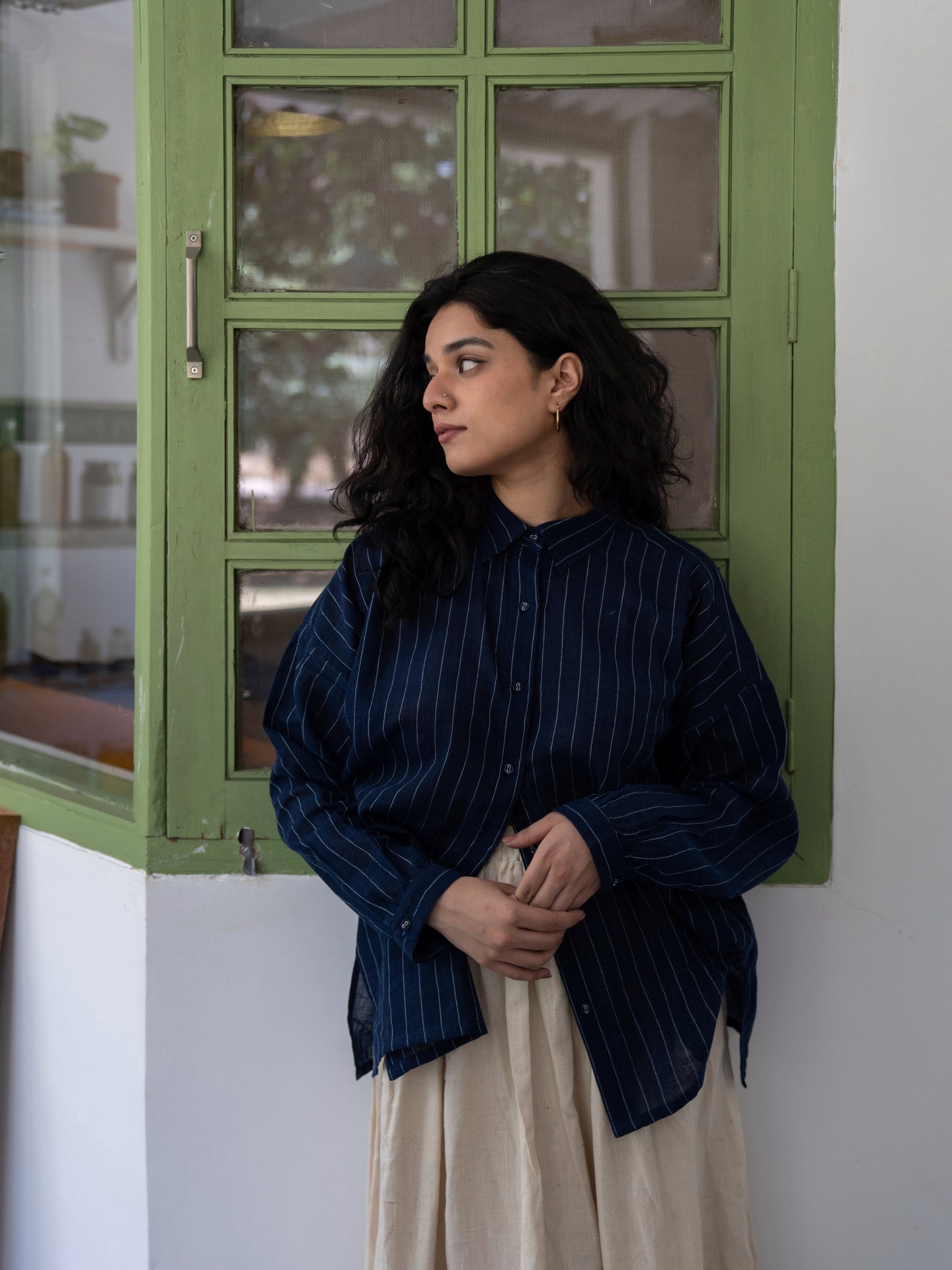 Indigo Streams | Oversized Shirt