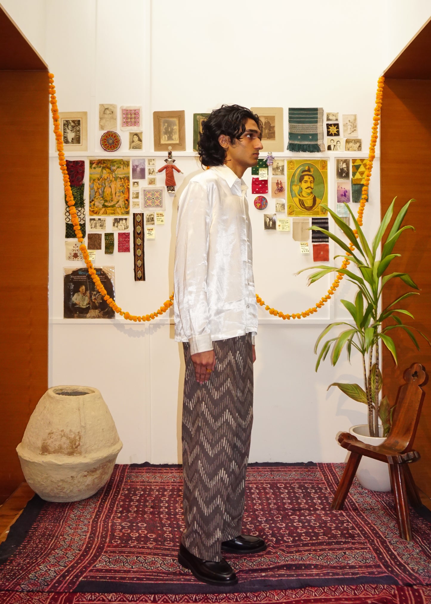 White Mashroo | Silk Shirt