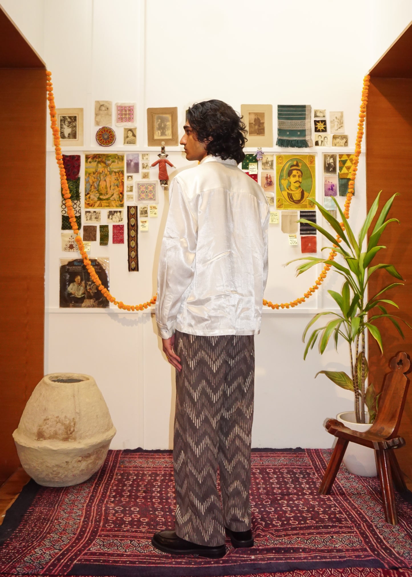 White Mashroo | Silk Shirt