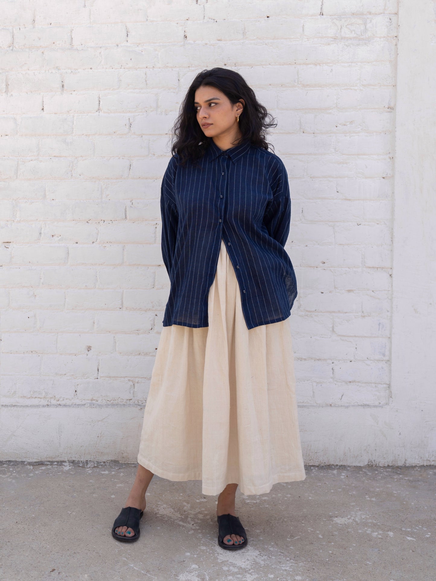 Indigo Streams | Oversized Shirt