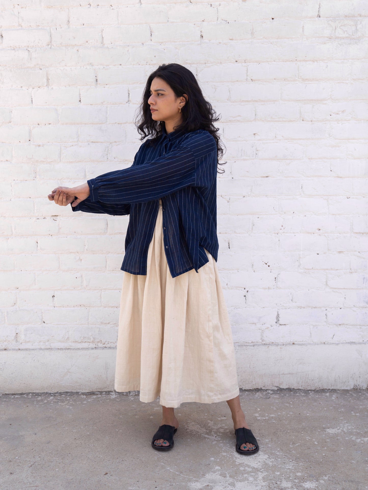 Indigo Streams | Oversized Shirt