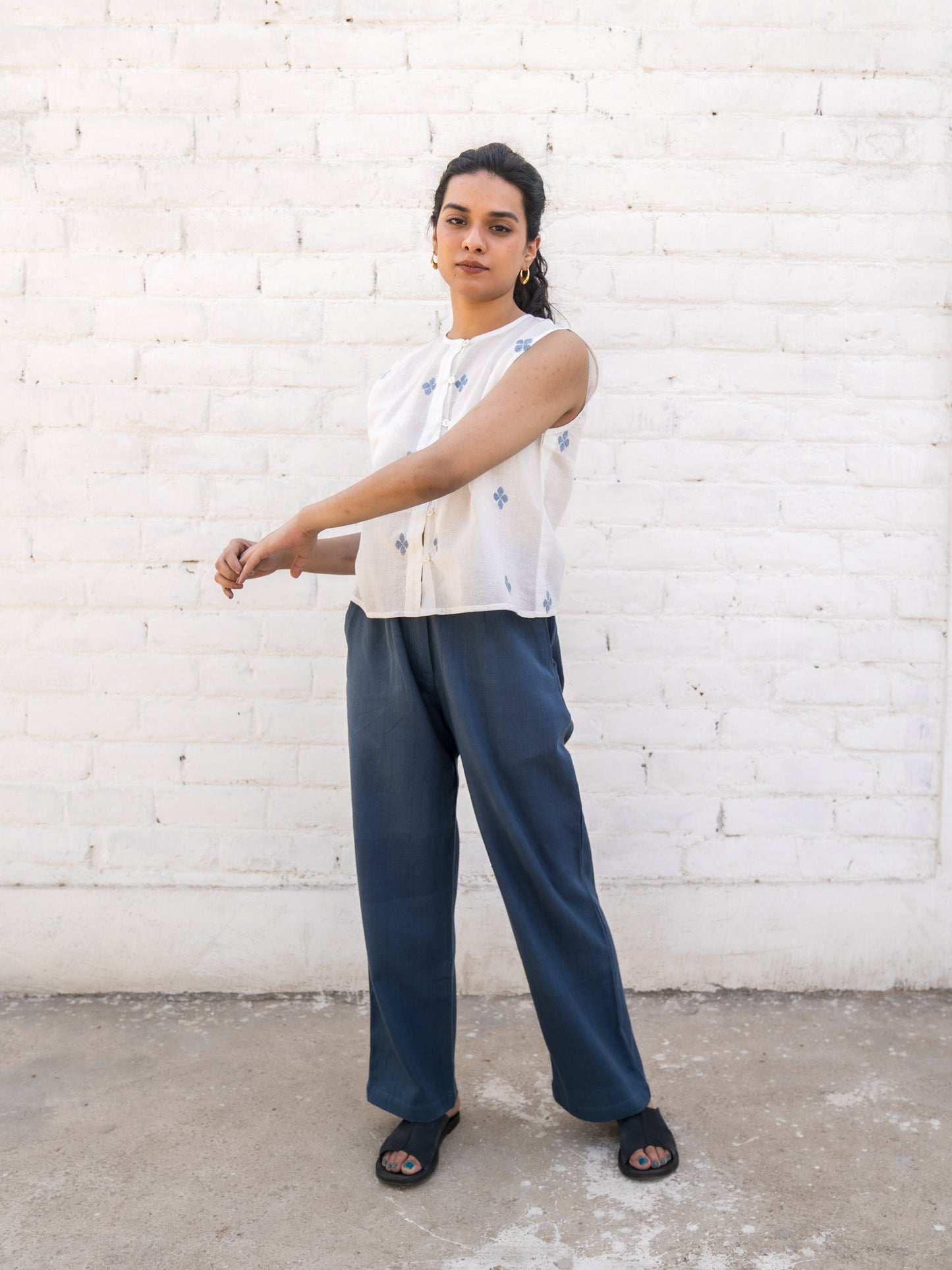 Athangudi | Front Open Vest