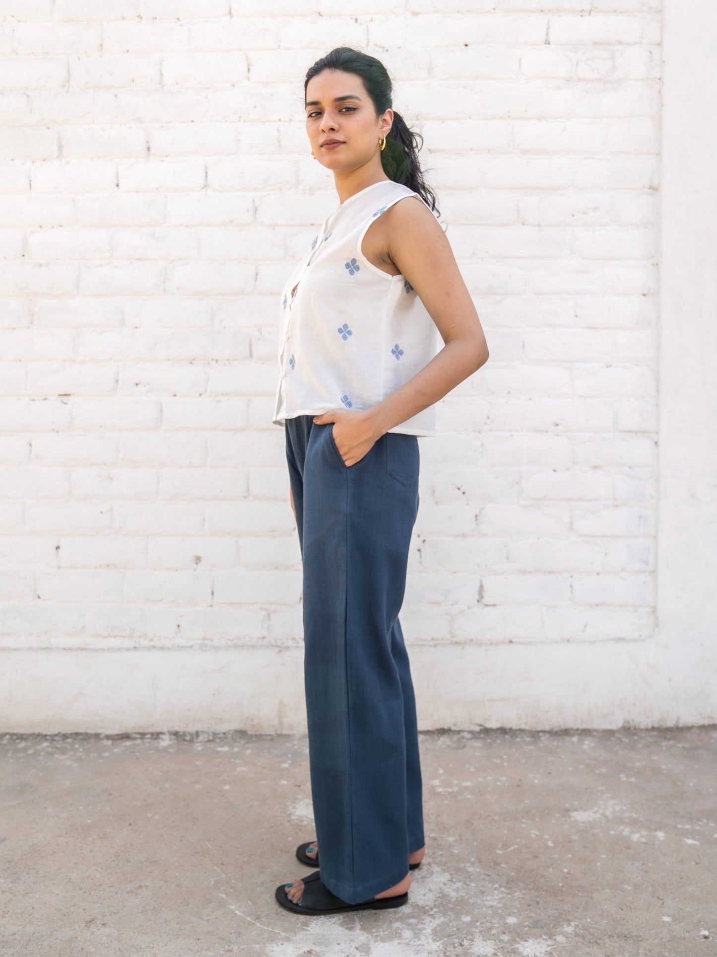 Athangudi | Front Open Vest