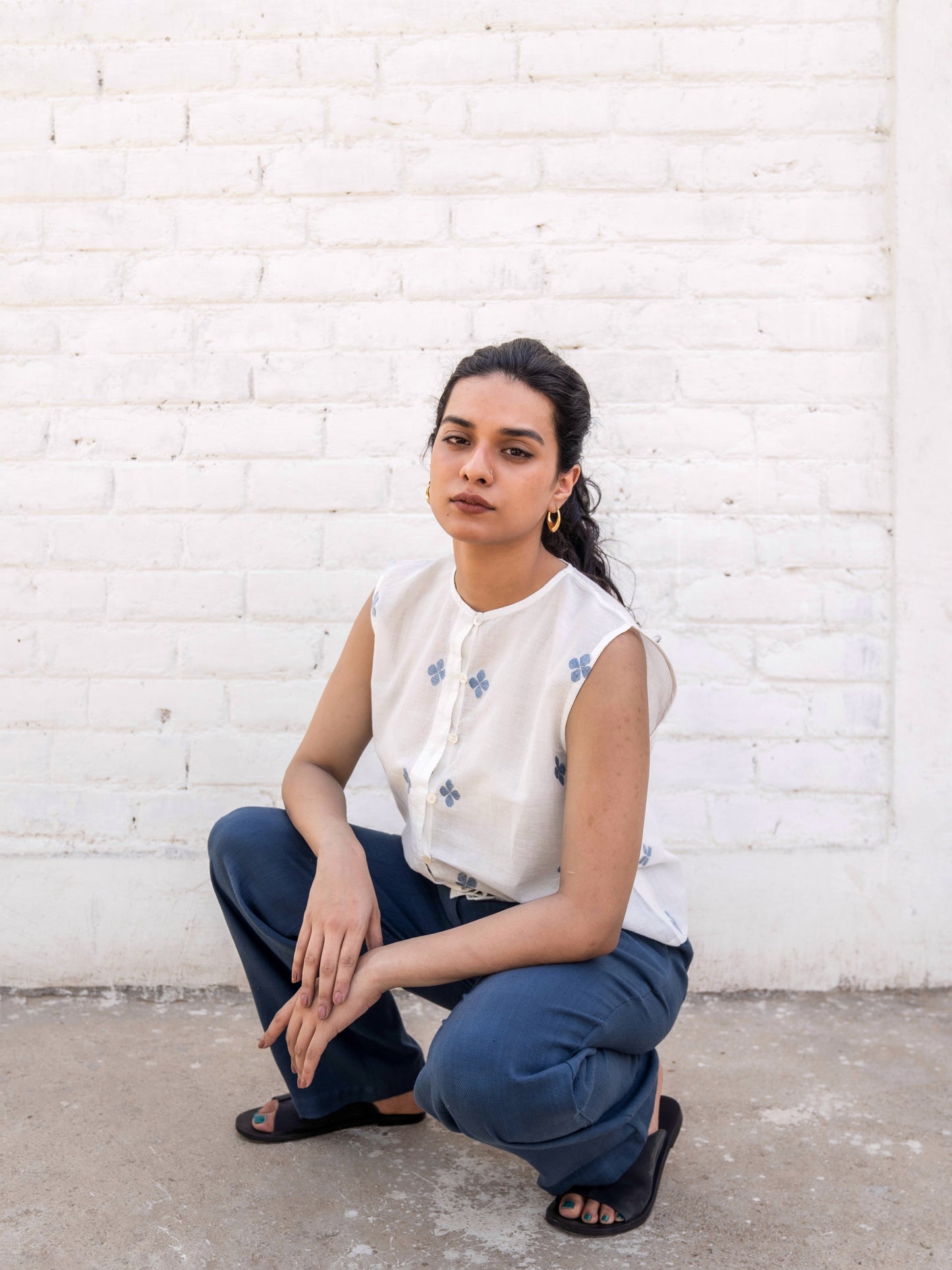 Athangudi | Front Open Vest