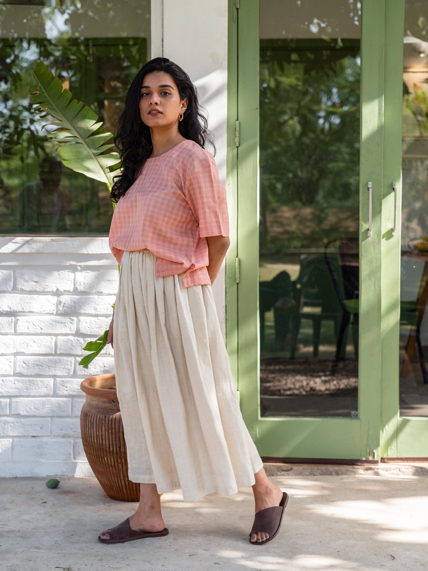 Grain | Gathered Skirt