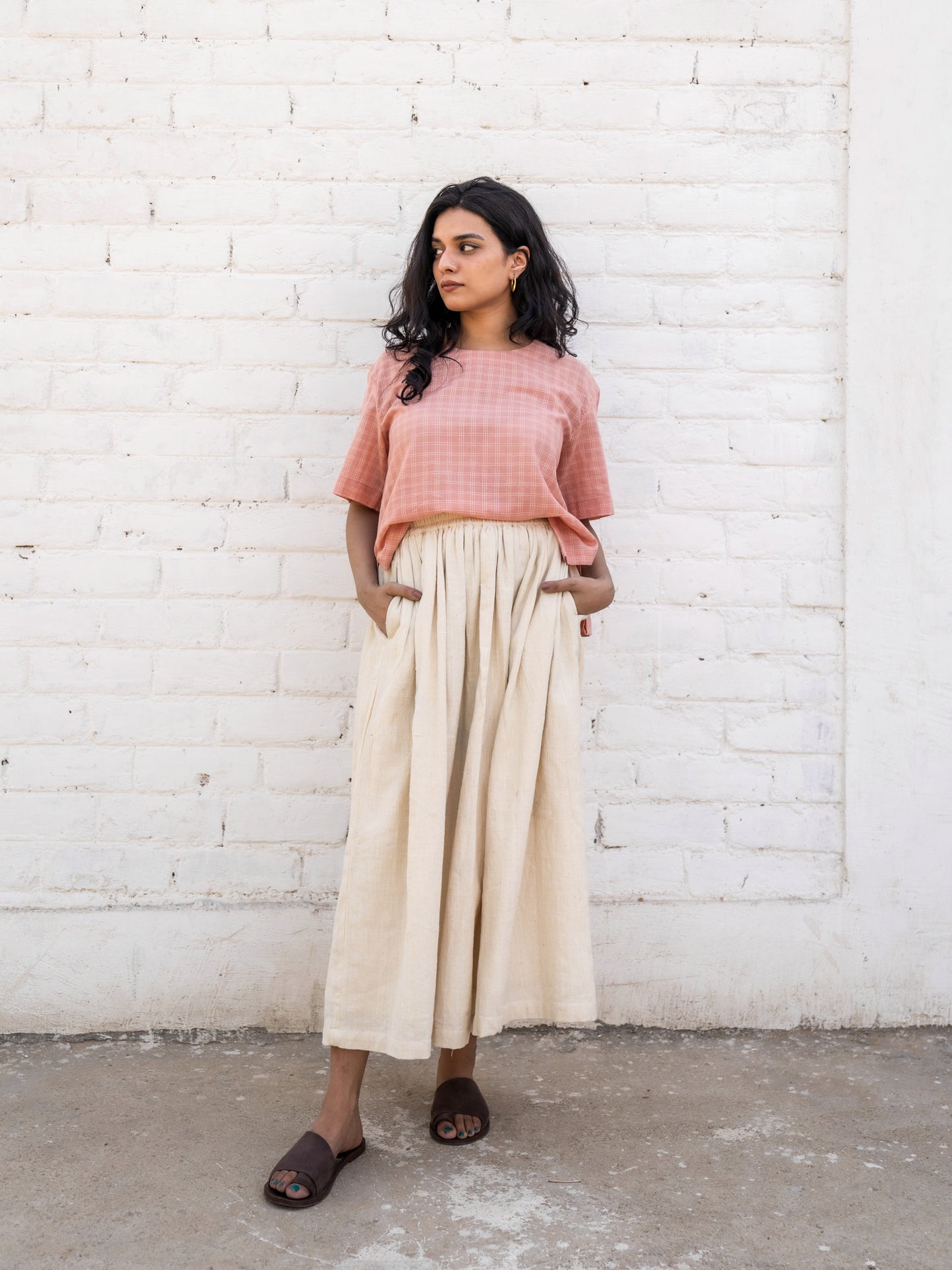 Grain | Gathered Skirt
