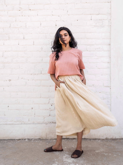 Grain | Gathered Skirt