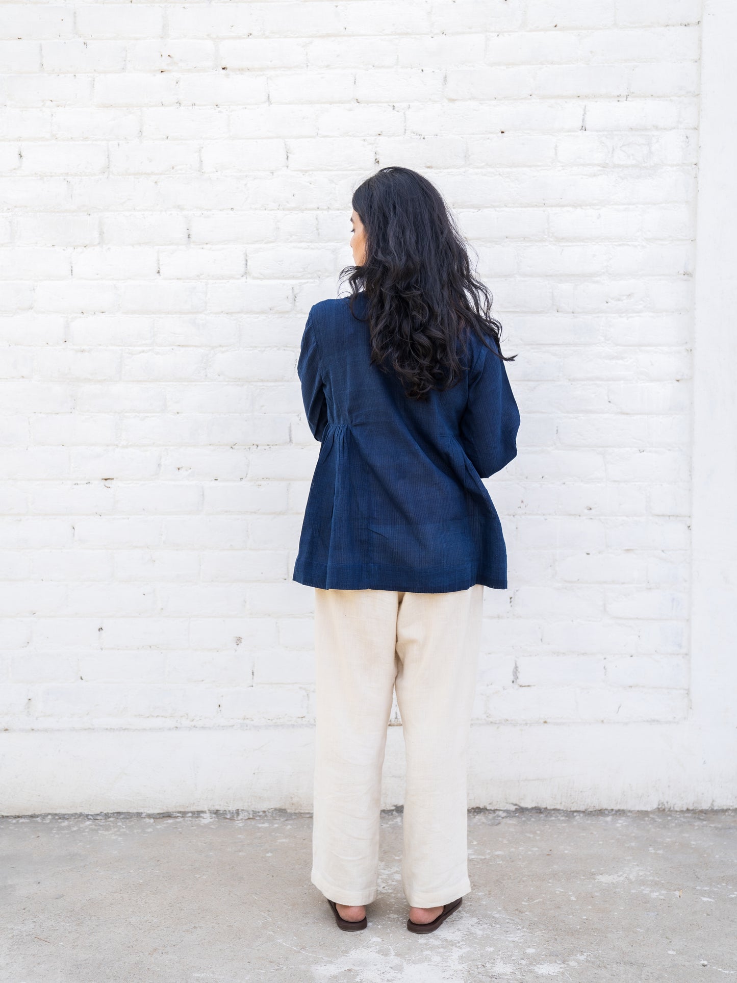 Midnight Indigo | Full-sleeves Top