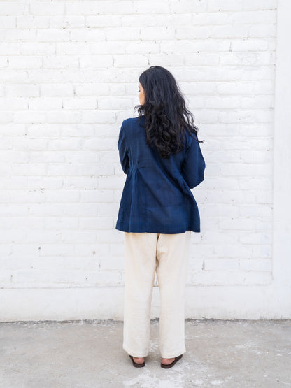 Midnight Indigo | Full-sleeves Top