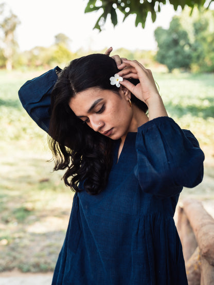 Midnight Indigo | Full-sleeves Top