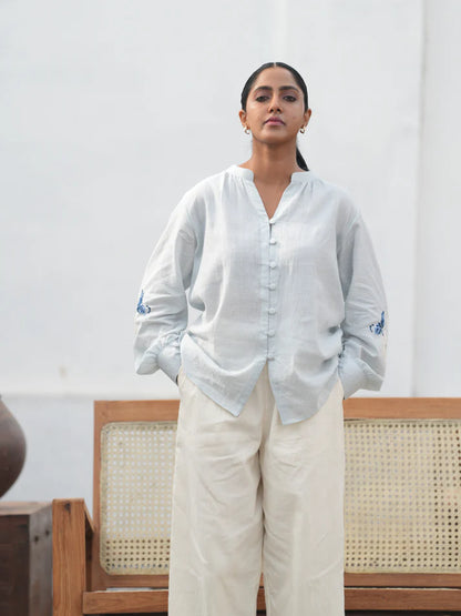 Blu | Cotton Shirt