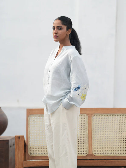 Blu | Cotton Shirt