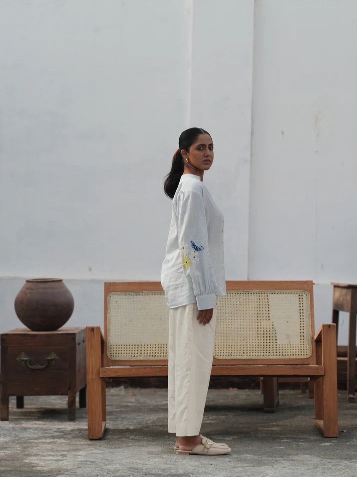 Blu | Cotton Shirt