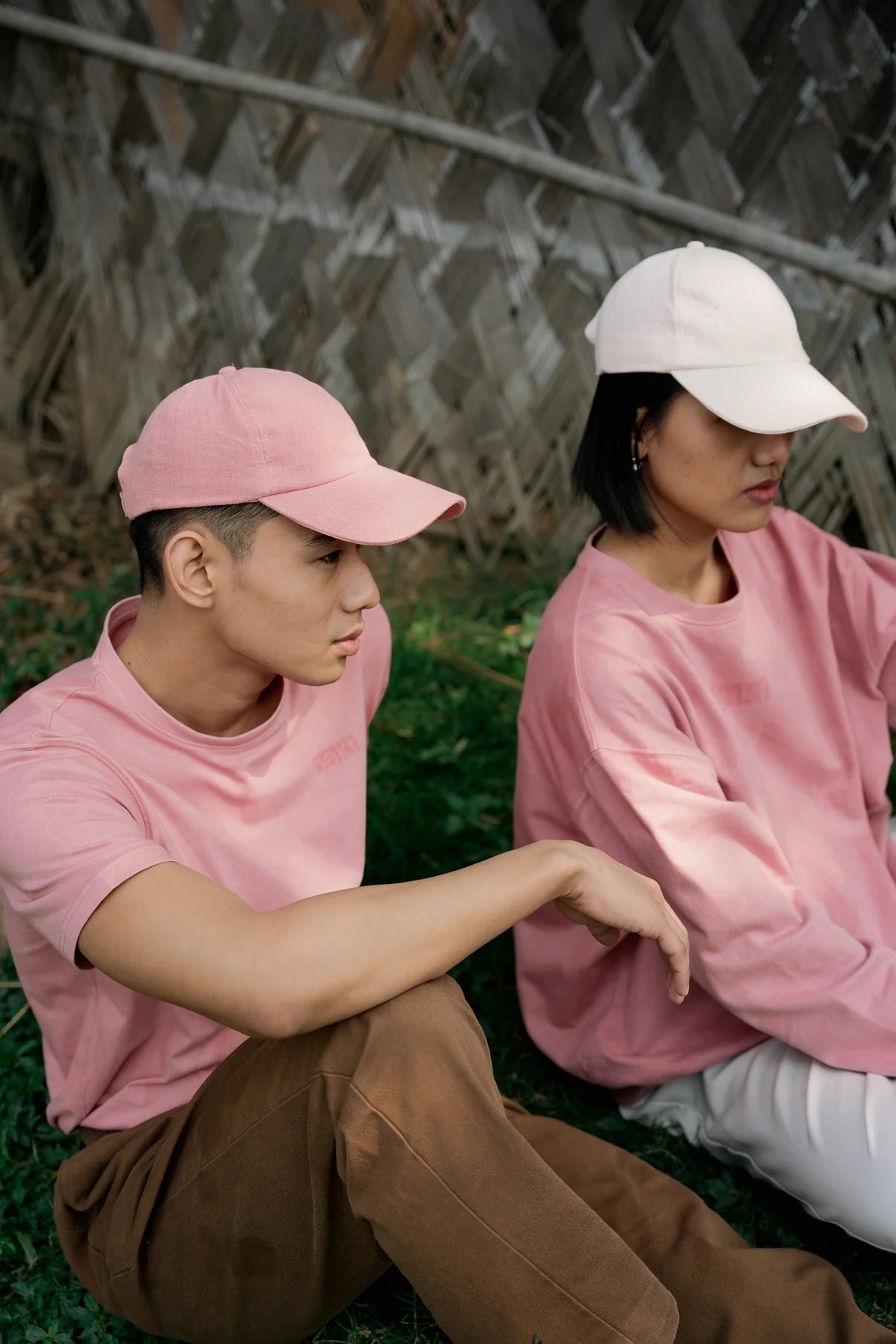 Bakr | Regular Fit Mint Pink Tshirt