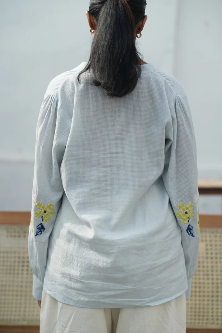 Blu | Cotton Shirt
