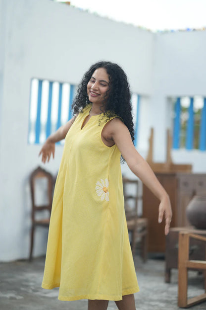 Daisy | Handloom Circle Dress