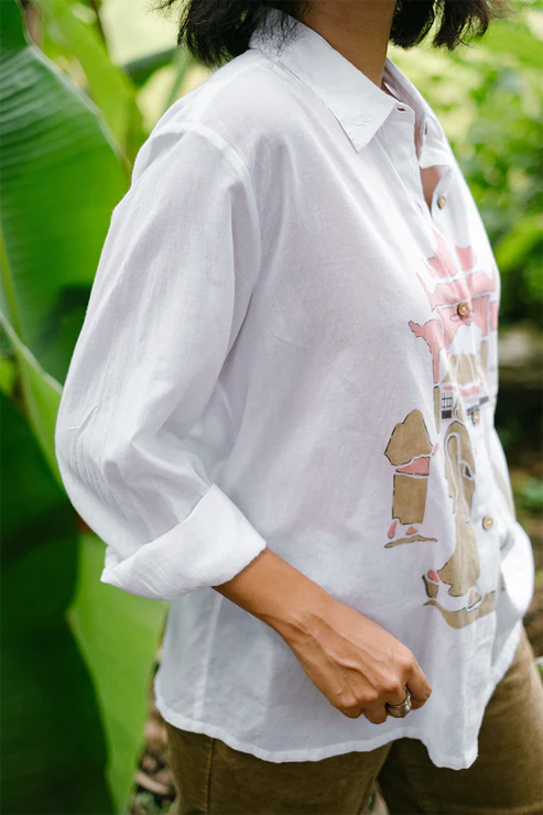 Opal Sakya | Handpainted Shirt