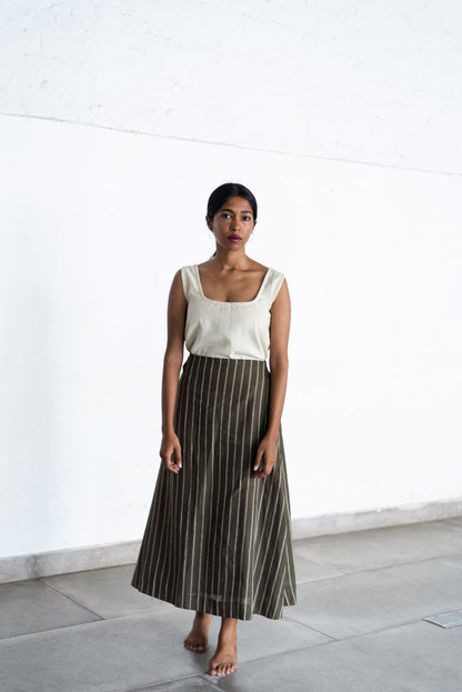Cord | U-neck Sleeveless Top