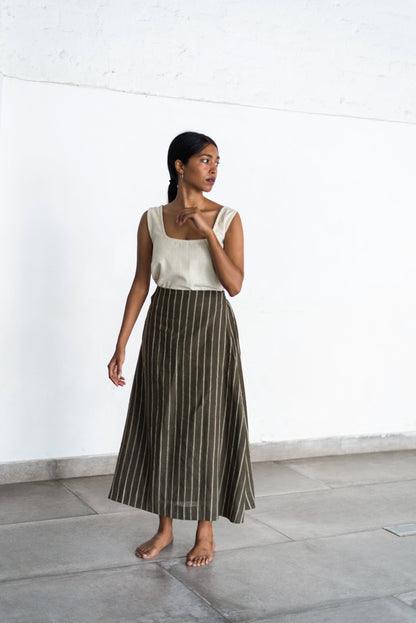 Cord | U-neck Sleeveless Top