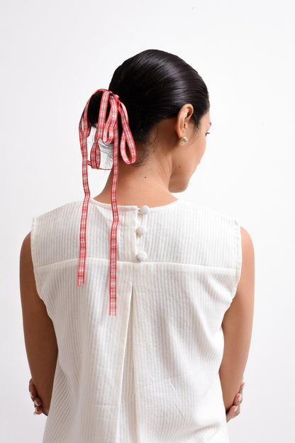 Macy | Pleated Back Top