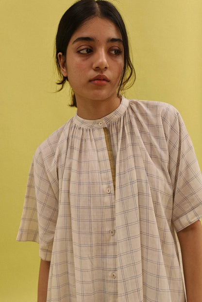 Anaya Set | Red Checks Cotton Kurta