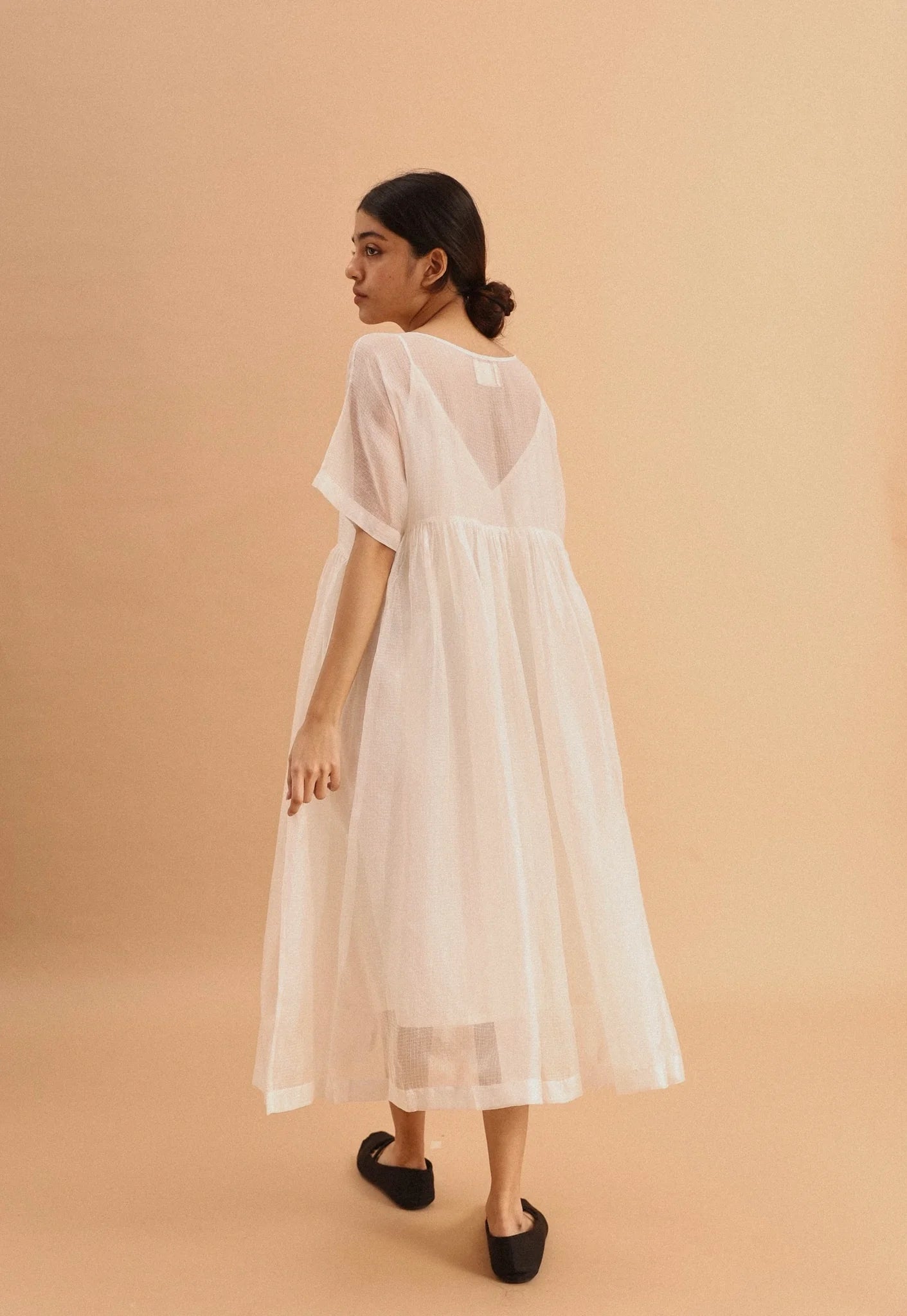 Grace | Sheer Silk Dress