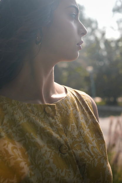 Solai | Yellow Printed Set