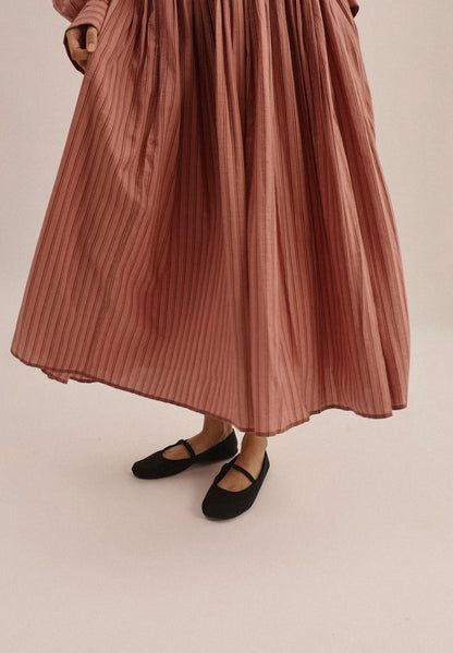 Rory | Handwoven Cotton Silk Skirt